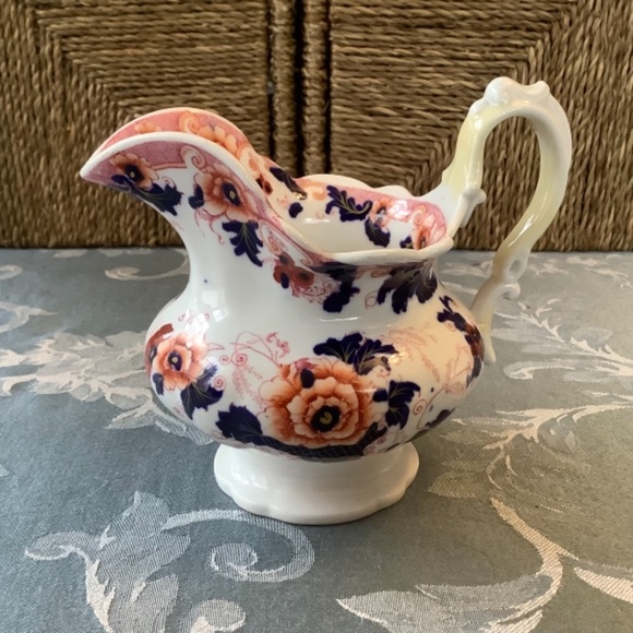 John Ridgway & Co: Porcelain Milk Jug. Bentick pattern (Buclugh or Buccleugh). - Picture 2 of 6